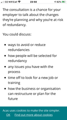 Can anyone advise on voluntary redundancy?