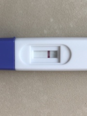 Faint positive test