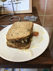 To ask you to show me your baking/food?