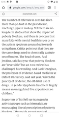 AIBU about transgender person taking legal action against NHS for allowing her to transition? [[title edited by MNHQ on OP's behalf]]