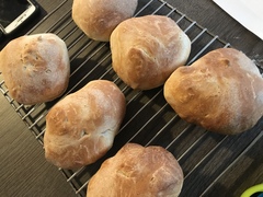 To ask you to show me your baking/food?