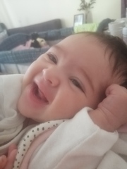 AIBU to show off my baby's first smile