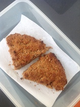 To ask you to show me your baking/food?