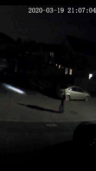 Should I report to the police? Stranger with torch