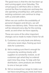 Anyone else in the Ocado queue?