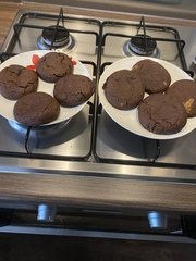To ask you to show me your baking/food?