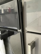 Integral oven has come out of its housing