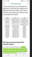 What is classed as severe asthma??