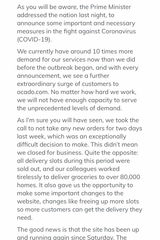 Anyone else in the Ocado queue?