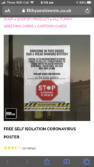 to be a bit tongue in cheek for light relief..... the one good thing about corona virus....