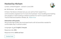 To say be VERY careful when booking an Airbnb