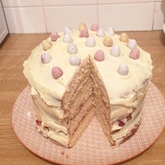 To ask you to show me your baking/food?