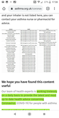 Asthma uk website