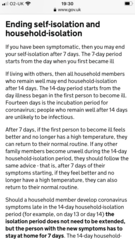 Should we self isolate?