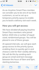 The Ocado Queue Thread.