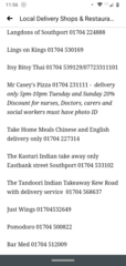 Southport Basics Food Deliveries. Does Anyone Know?
