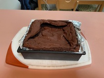 To ask you to show me your baking/food?