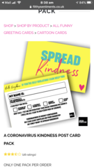 to be a bit tongue in cheek for light relief..... the one good thing about corona virus....