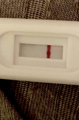 Does anyone see a very faint line or am I going mad?