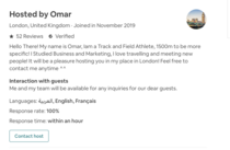 To say be VERY careful when booking an Airbnb