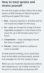 To refuse to take DS to hospital for a sprained ankle
