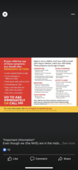 4yr old with v.low temp - what would you do?