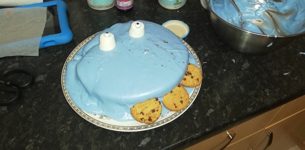 To ask you to show me your baking/food?