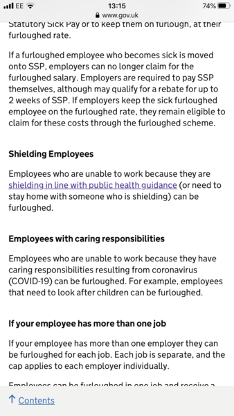 Shielding- furlough or ssp?