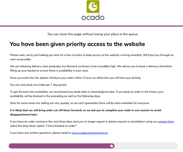 Ocado Anytime Smart Pass holders - have you received priority access yet?