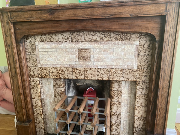 Help! Painting a fireplace.