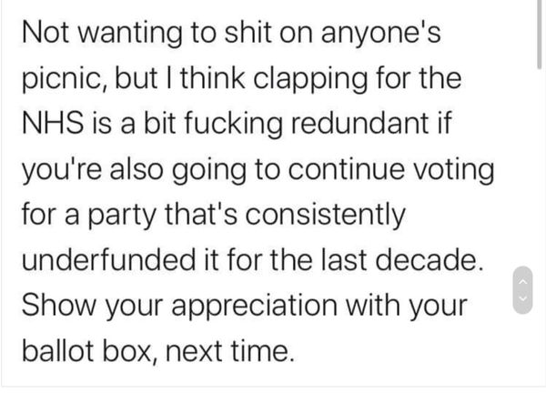 I don't want to clap