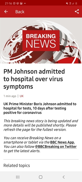 Is Boris Johnson OK?