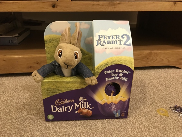 WHAT has eaten DD’s Easter egg!!!!!!