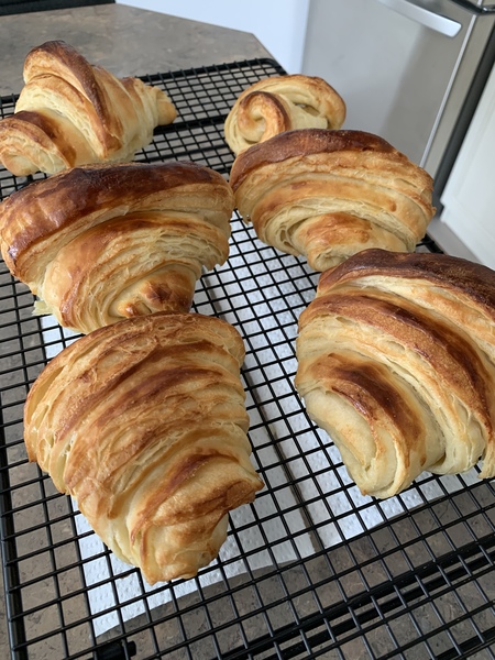 To ask you to show me your baking/food?