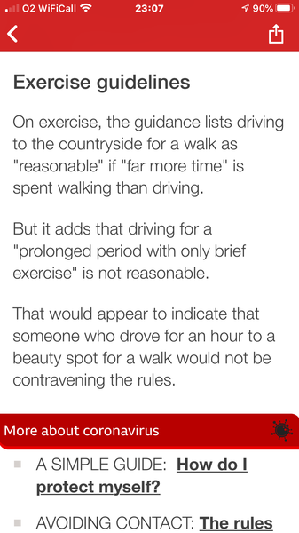 Police guidelines for officers on what is a reasonable excuse - worth reading