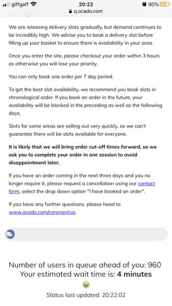 Ocado Anytime Smart Pass holders - have you received priority access yet?