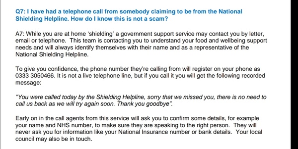 Shielding service 03333050466 is this a scam?