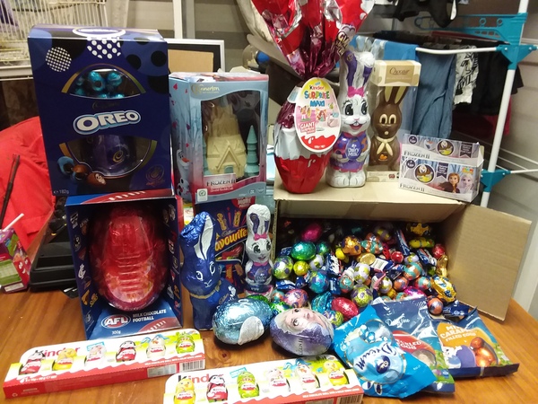 To think that 10 easter eggs per child from MIL is atrocious