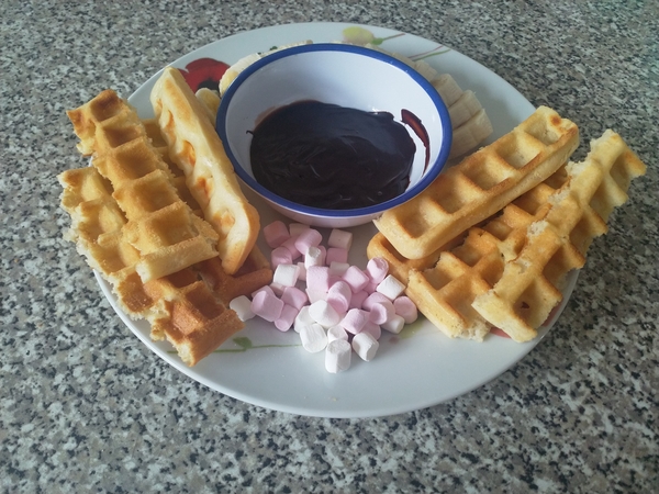To ask you to show me your baking/food?