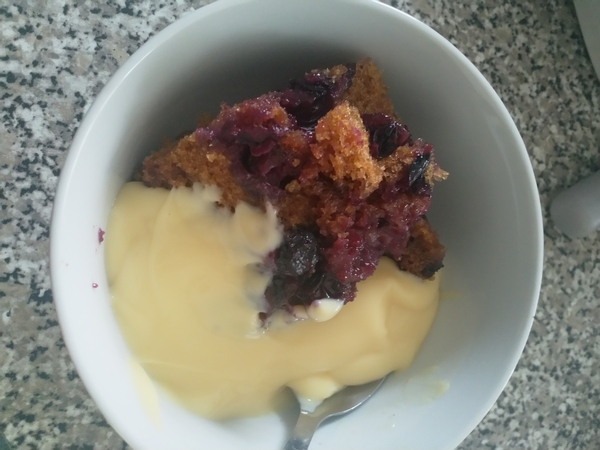 To ask you to show me your baking/food?