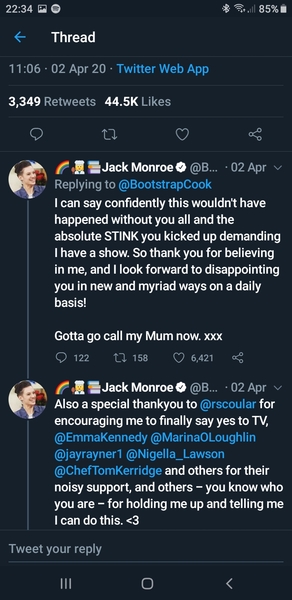 Jack Monroe and Matt Tebbutt BBC Kitchen Live