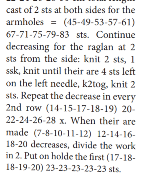 Stuck in a knitting pattern. Please help