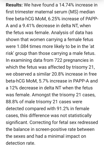 Just for fun - 12 week scan bHCG and gender