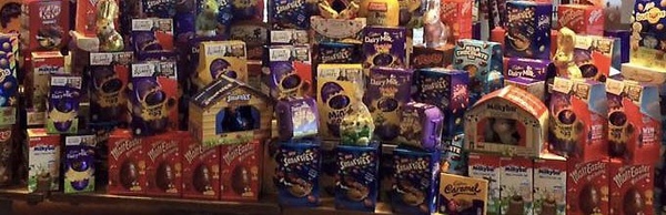 To think that 10 easter eggs per child from MIL is atrocious
