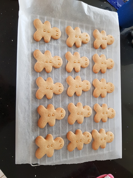 To ask you to show me your baking/food?