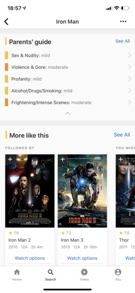 Superhero films for a 6 year old