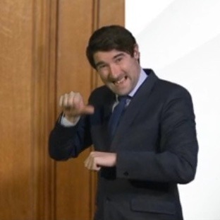 To be a bit in love with British Sign Language Guy?