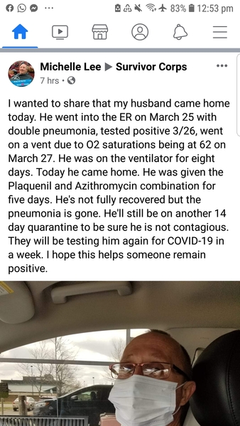 A positive thread to balance the panic. Do you know anybody who has recovered? If so then please share here