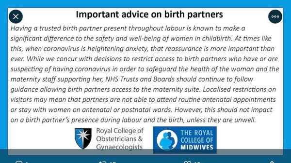 Petition to not birth alone!