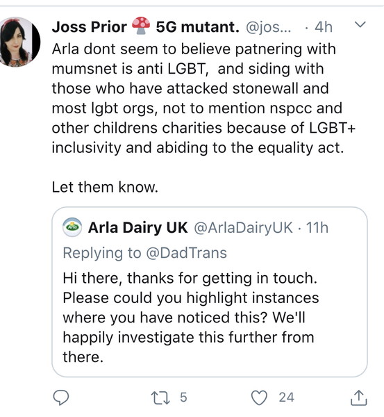 Dr Adrian Harrop (a trans activist) just asked for screen shots of anti trans statements posted here at MN